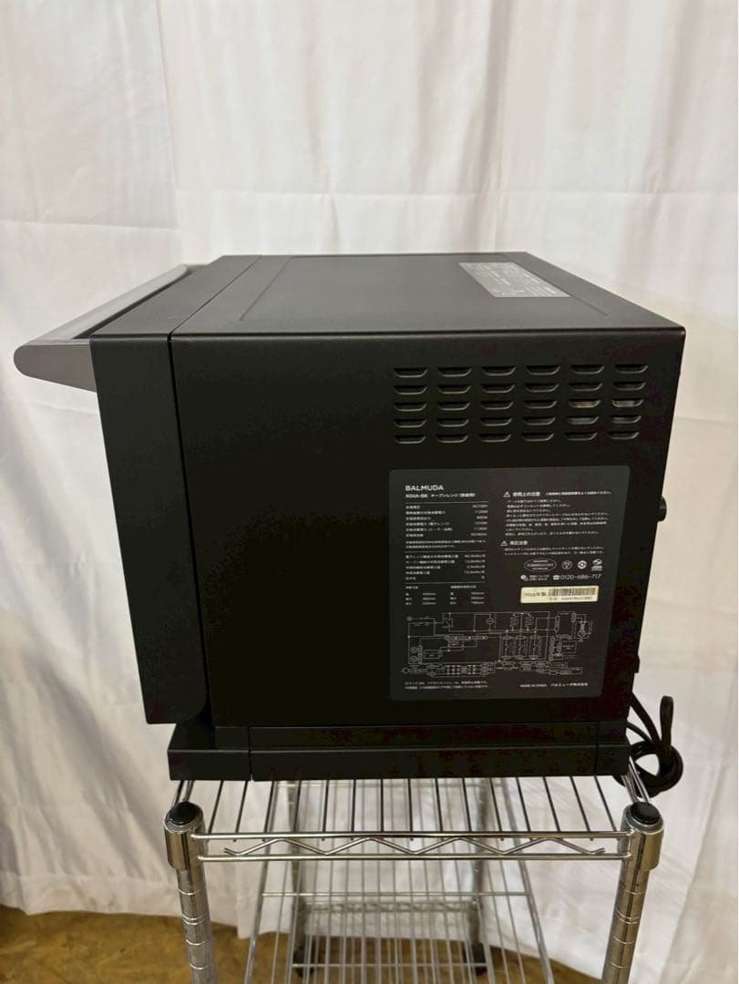 BALMUDA オーブンレンジ K04A-BK 2019年製 18L
