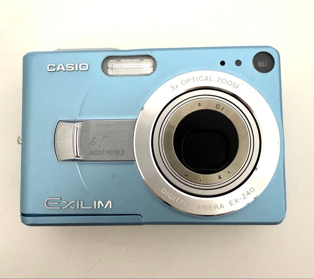 k*)様 【美品】CASIO EXILIM ZOOM EX-Z40 ブルー