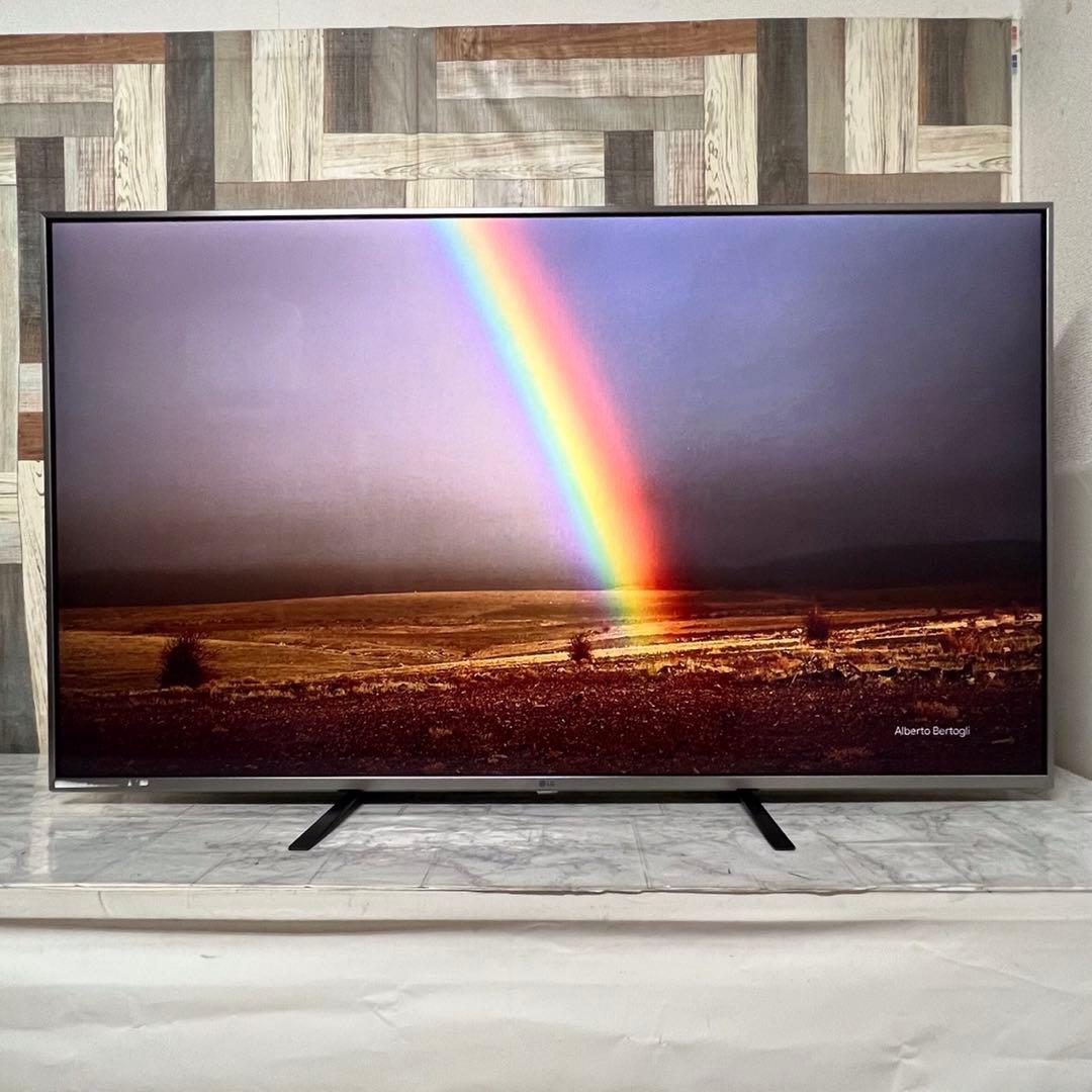即日受渡❣️全国送料込 LG 55型4K液晶テレビYouTube、ネトフリ視聴可