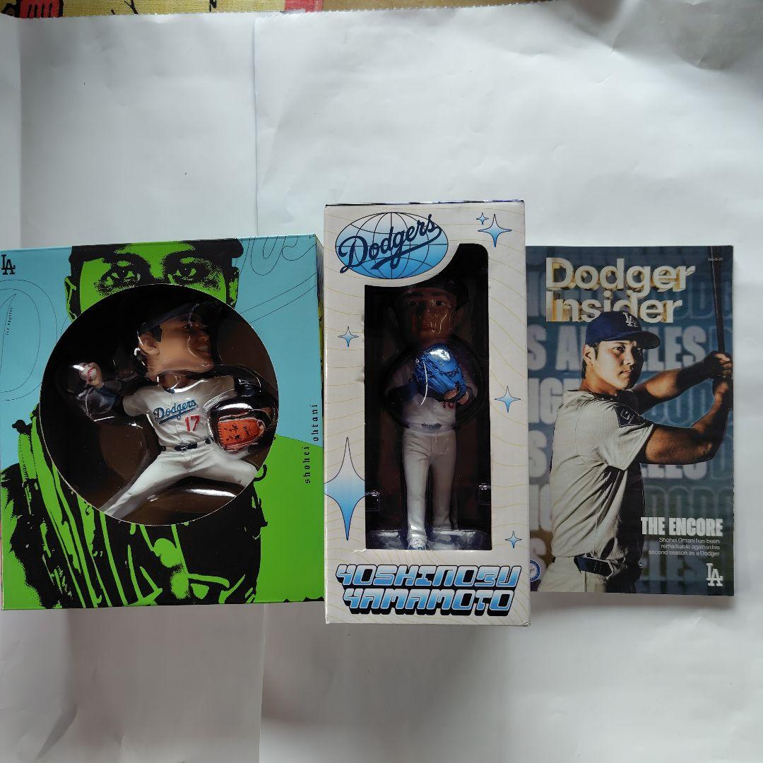 大谷翔平(9/10),山本由伸(7/2)ボブルヘッド2点セットです。　冊子付き