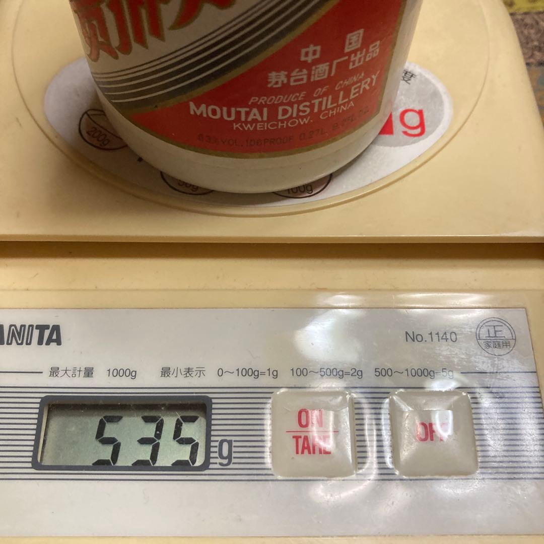//ちょーリツ//貴州茅台酒 天女ラベル 53％ 0.27L 重さ535g