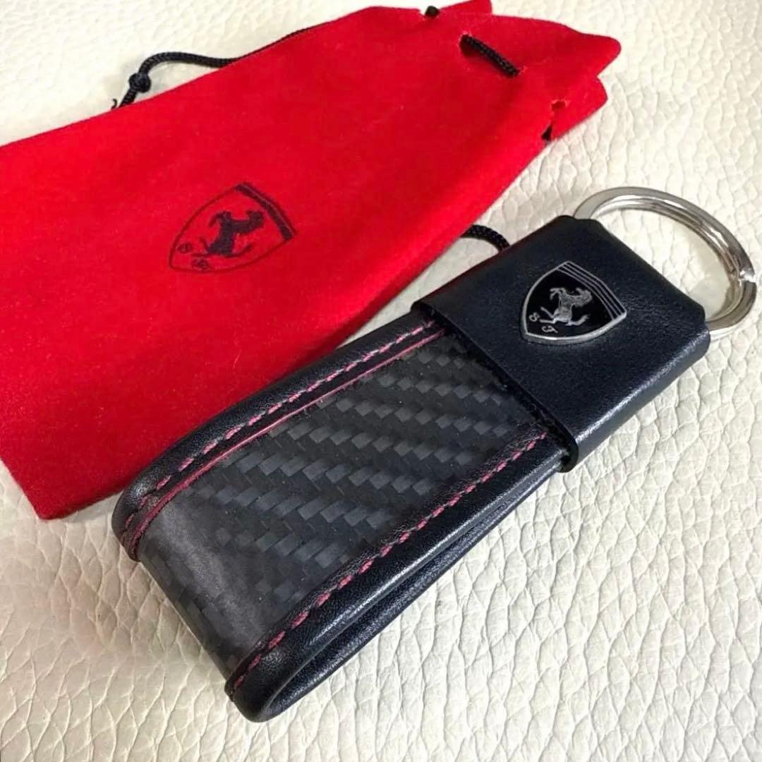 フェラーリ オフィシャル カーボン キーリング③ Ferrari