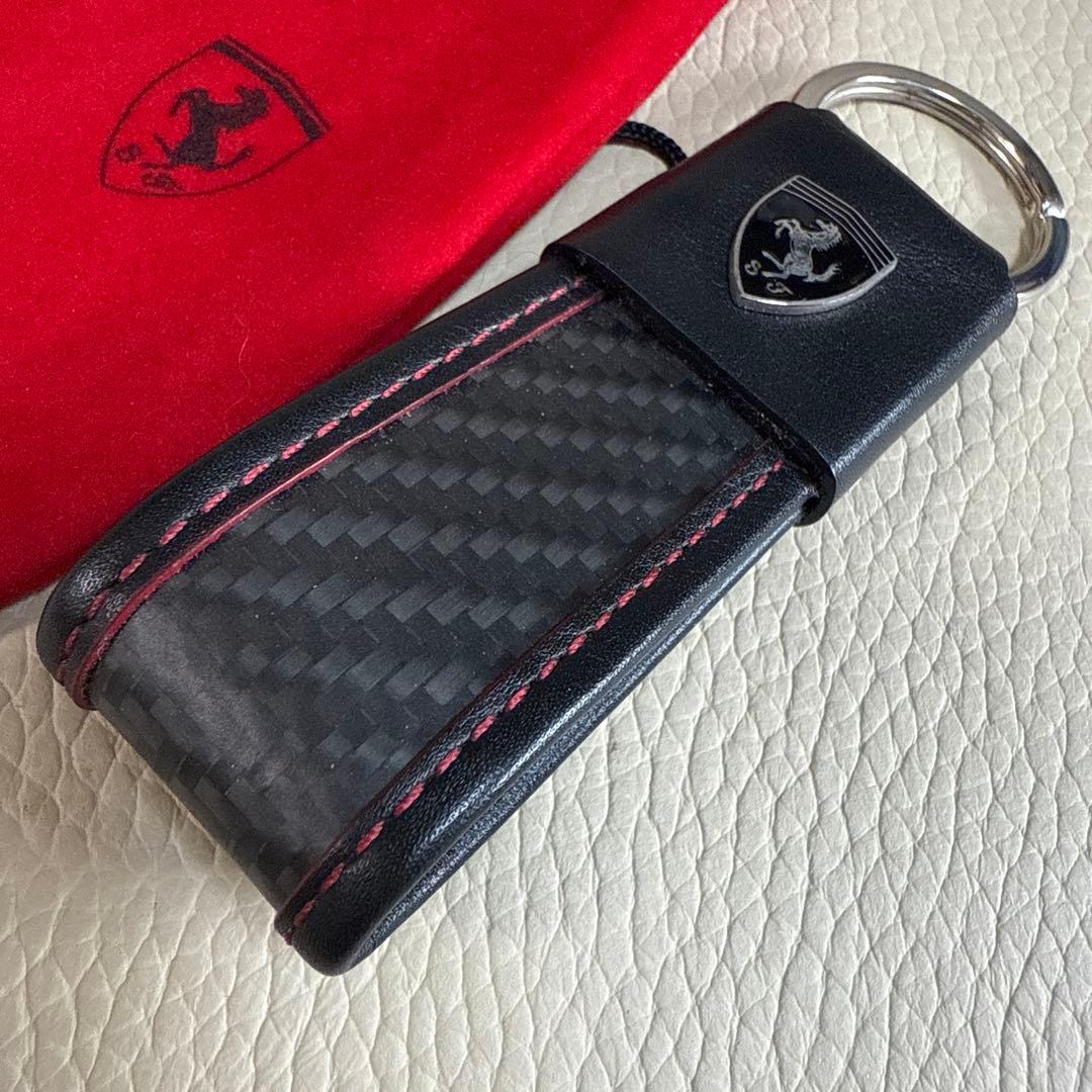 フェラーリ オフィシャル カーボン キーリング③ Ferrari