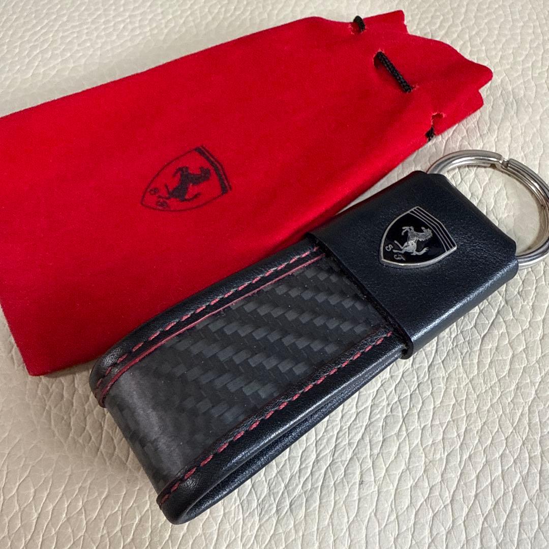 フェラーリ オフィシャル カーボン キーリング③ Ferrari