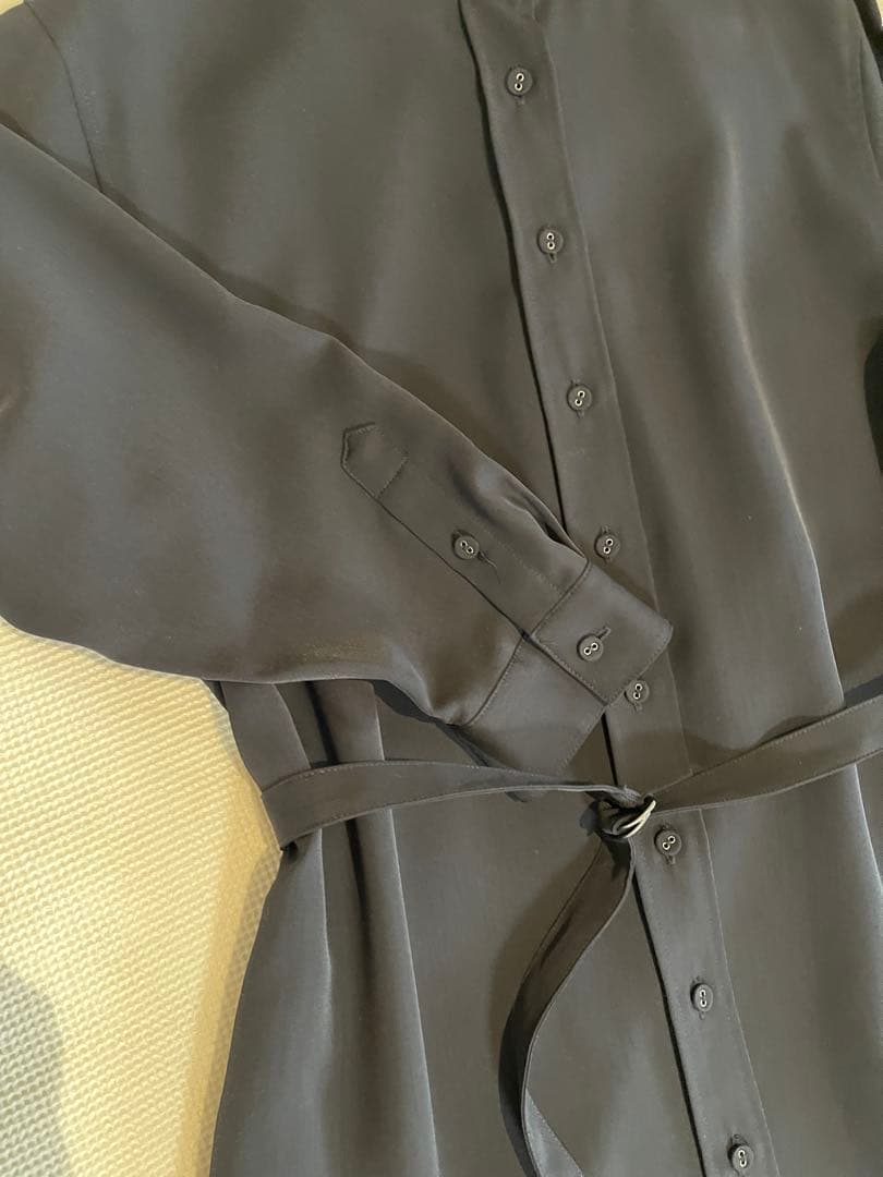 ソージュ　バンドカラーシャツワンピース