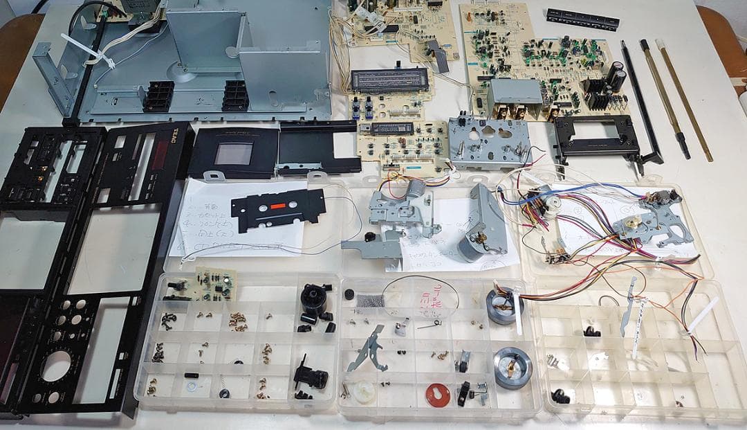 【オーバーホール品】TEAC カセットデッキ「V-5000」再生・録音動作OK★