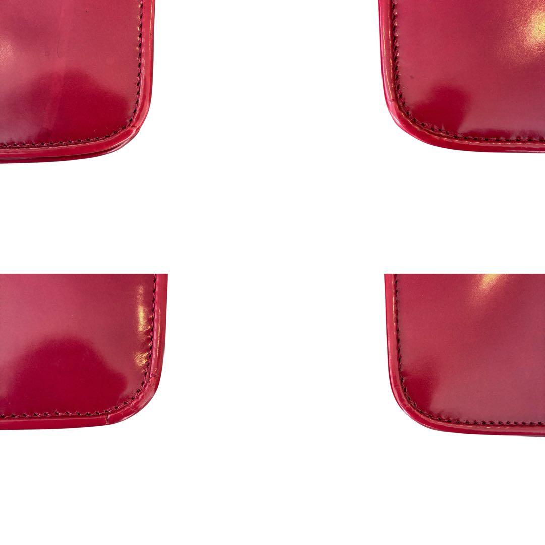 LOEWE ロエベ チェーンウォレット ピンクパープル ゴールドチェーン 箱付き