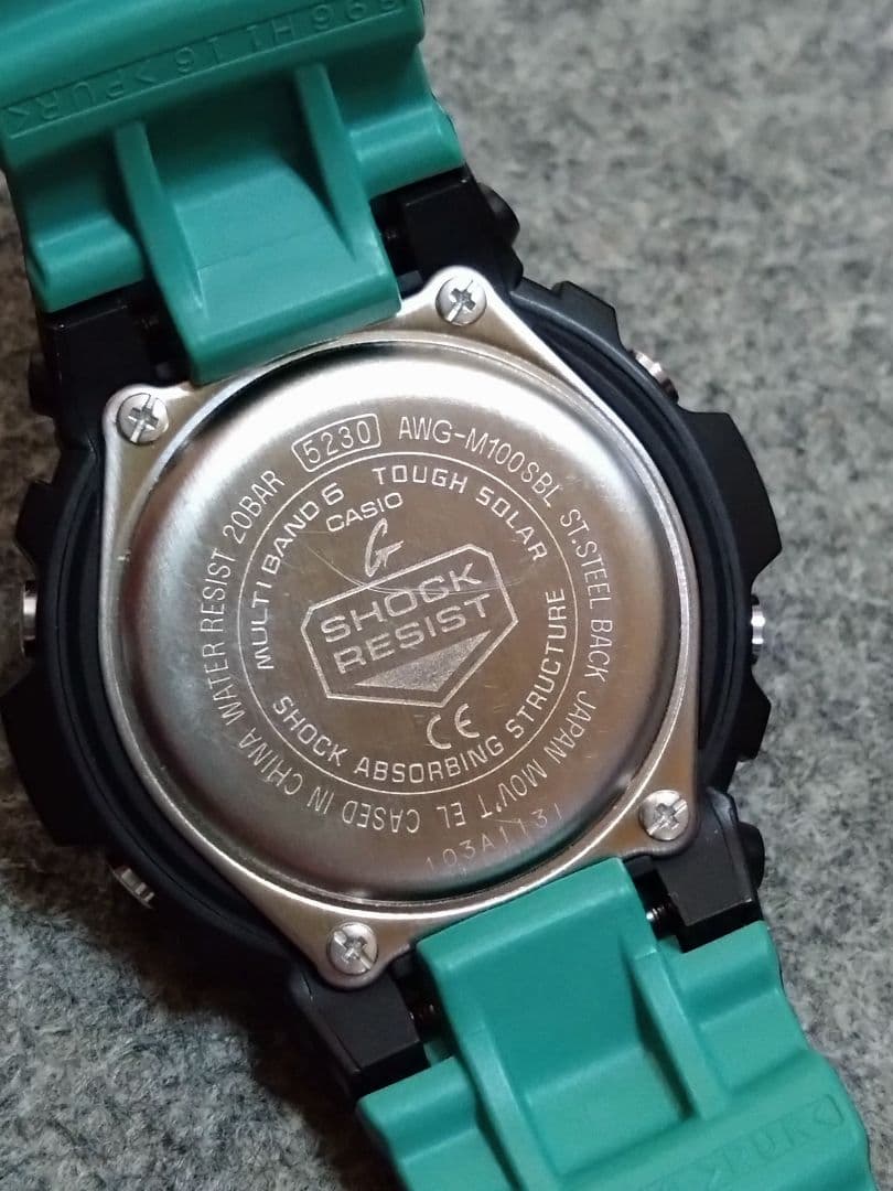 G-SHOCK(164) タフソーラー5230 AWG-M100SBL