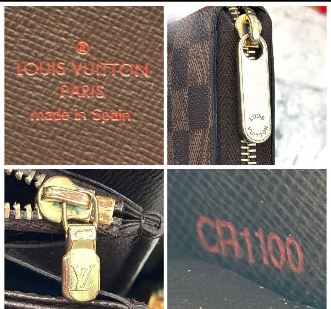 LOUIS VUITTON ダミエ ラウンドファスナー