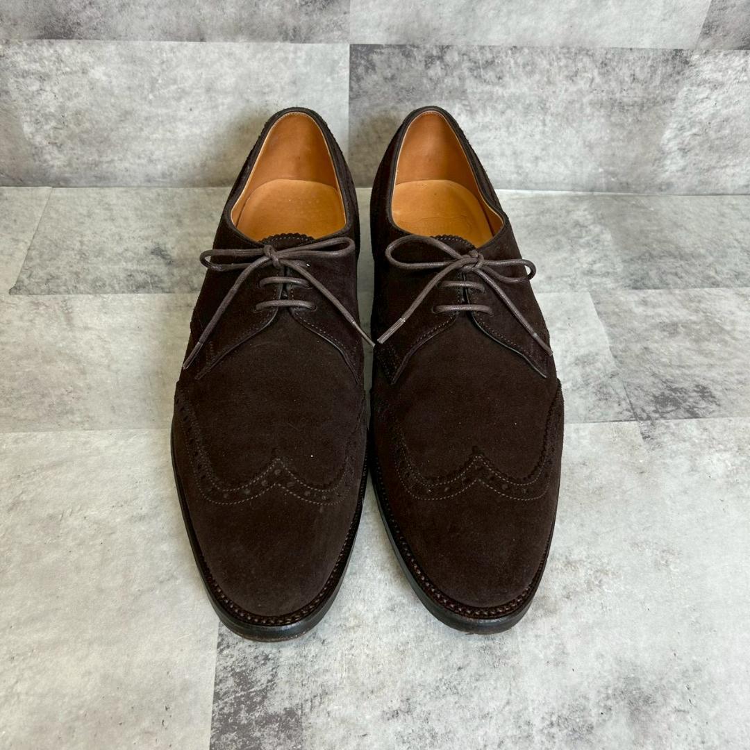 タマヤフットウェア ウィングチップ スウェードシューズ 7.5 RG330