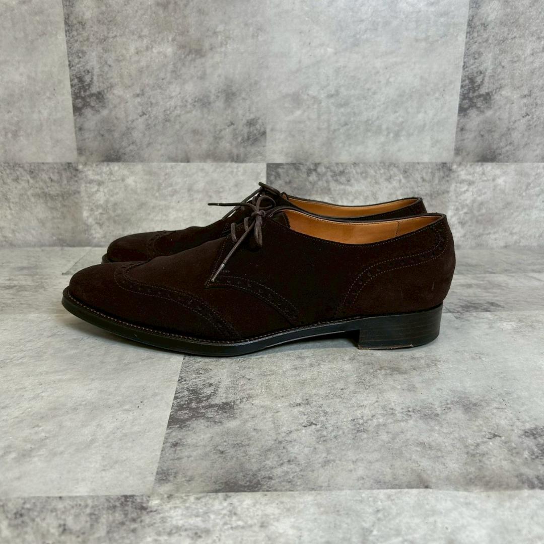 タマヤフットウェア ウィングチップ スウェードシューズ 7.5 RG330