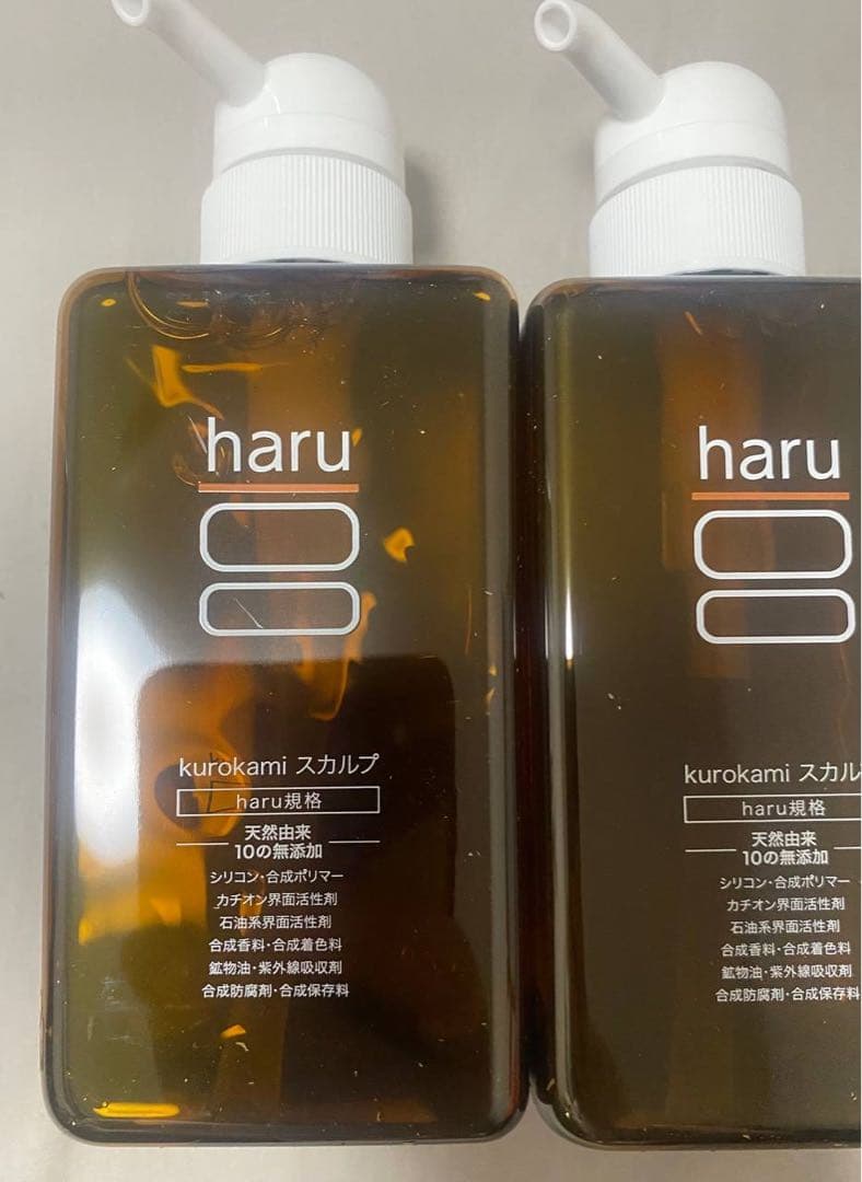 haru 黒髪スカルプシャンプー 400ml×5本セット