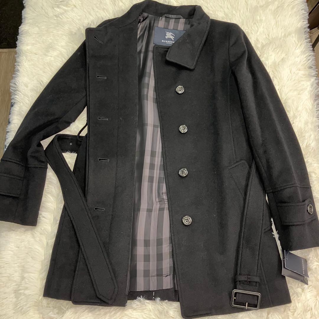【新品タグ付き】BURBERRY ウールコート ブラック38