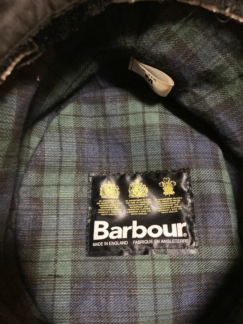 レア　ブラック　美品　Barbour オイルドバケット