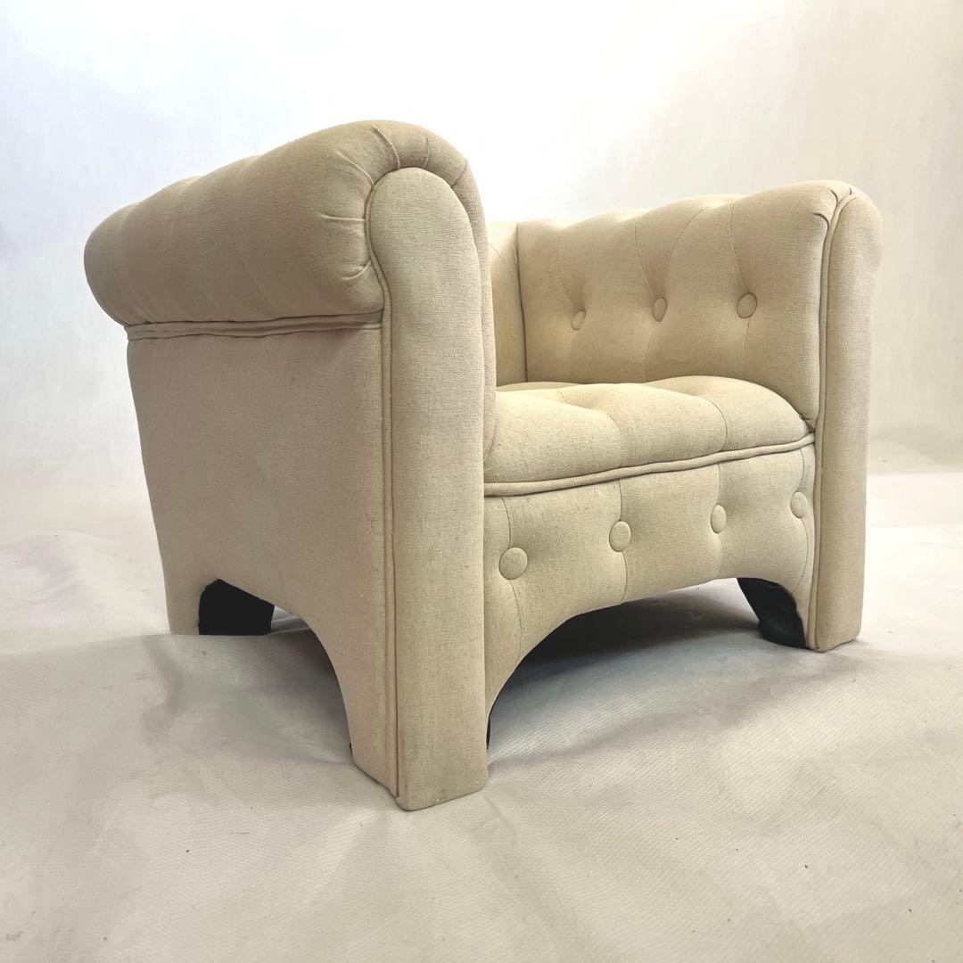 ZARA  KIDS ミニサイズソファ・リネン・アイボリー・ザラホーム