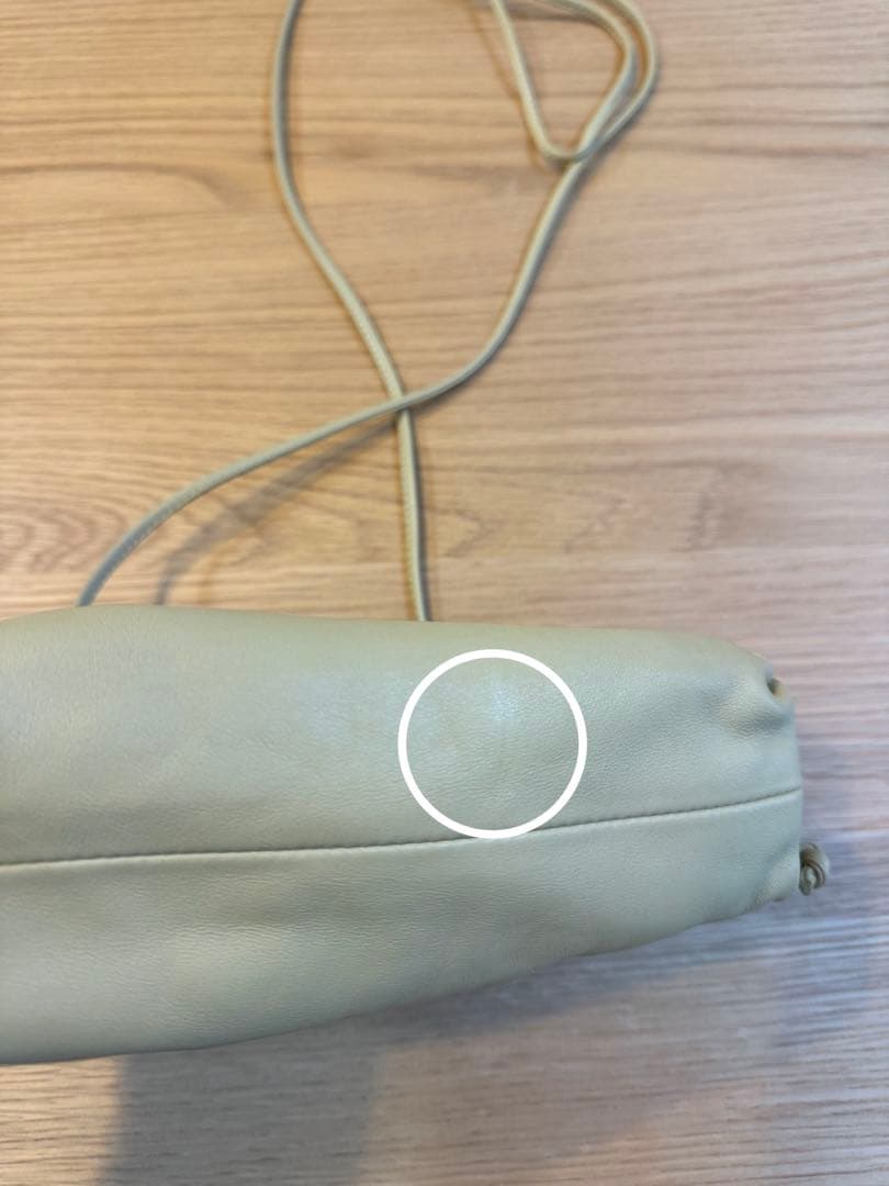 【BOTTEGA VENETA】　ボッテガ　バッグ　ミニ ザ・ポーチ　タピオカ