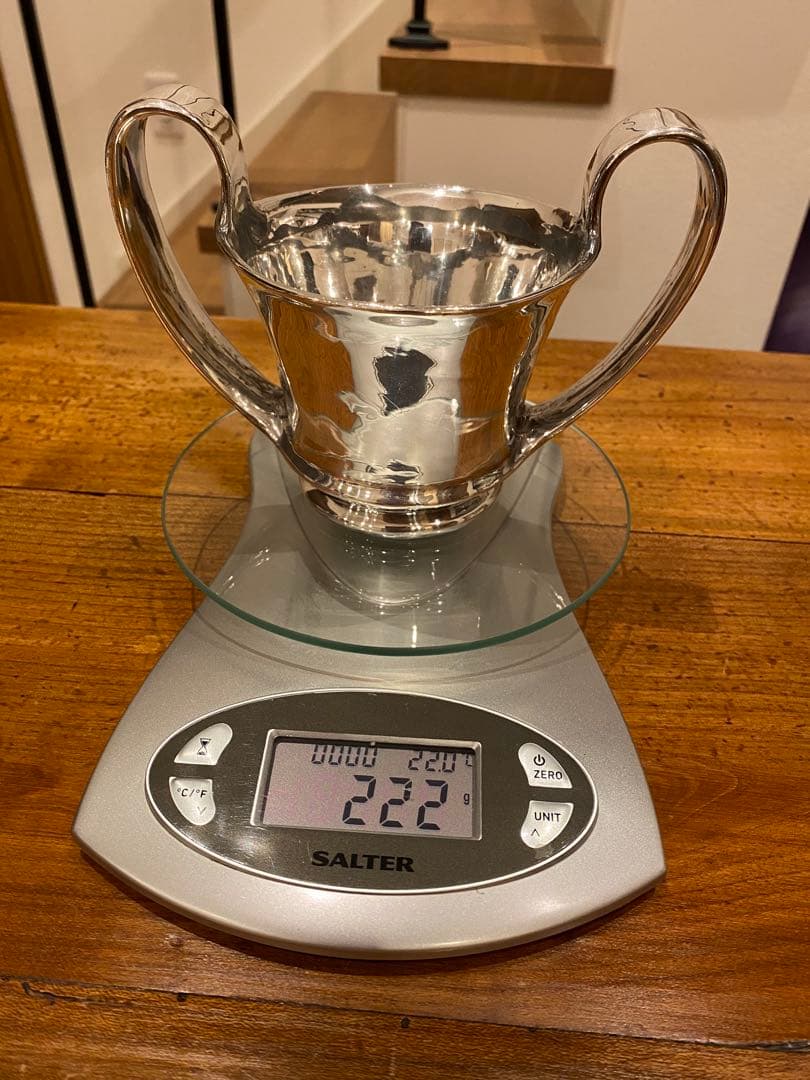 ギリシャの純銀カップ(カンタロス)ワインカップ