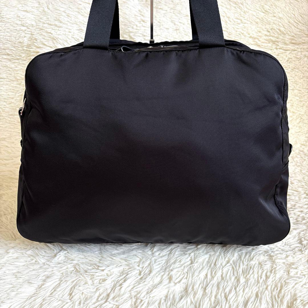 美品✨アニエスベー ボヤージュ ボストンバッグ 2way 南京錠 ナイロン 黒