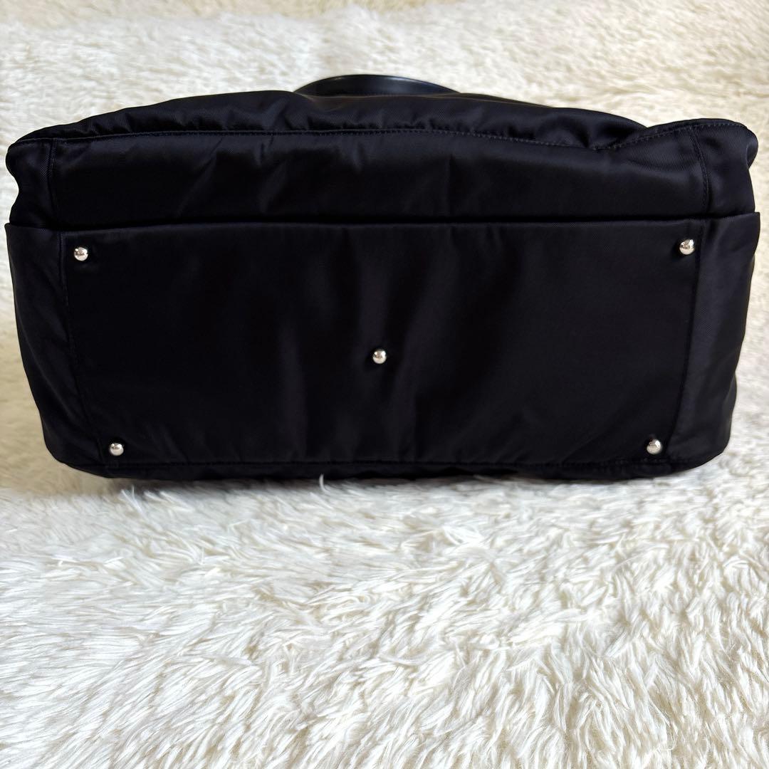 美品✨アニエスベー ボヤージュ ボストンバッグ 2way 南京錠 ナイロン 黒