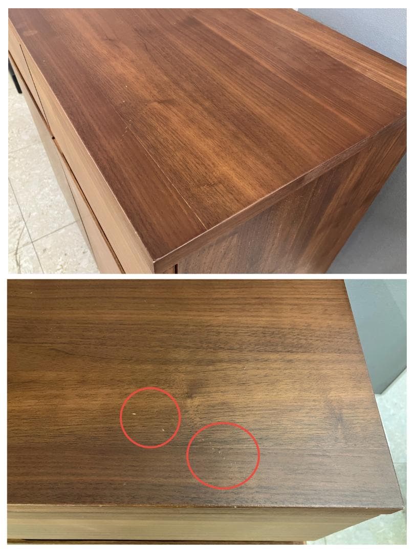 無印良品 キャビネット ウォールナット材 ブラウン