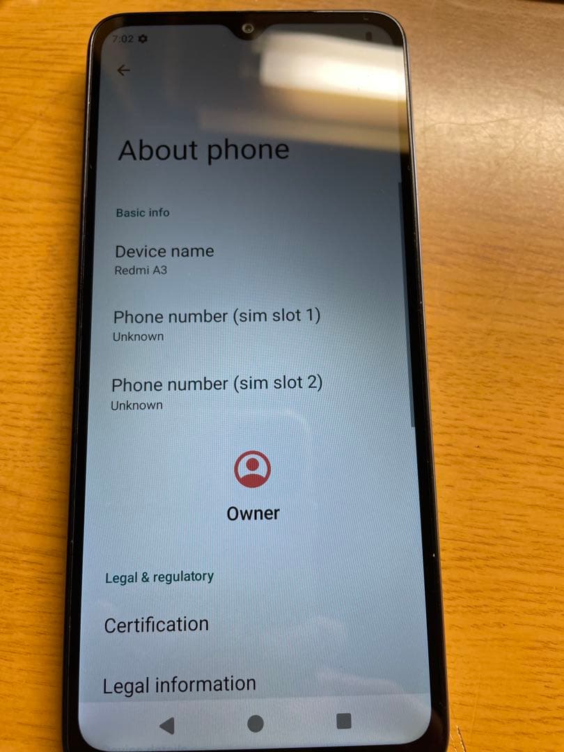Redmi A3 グラデーションスマートフォン