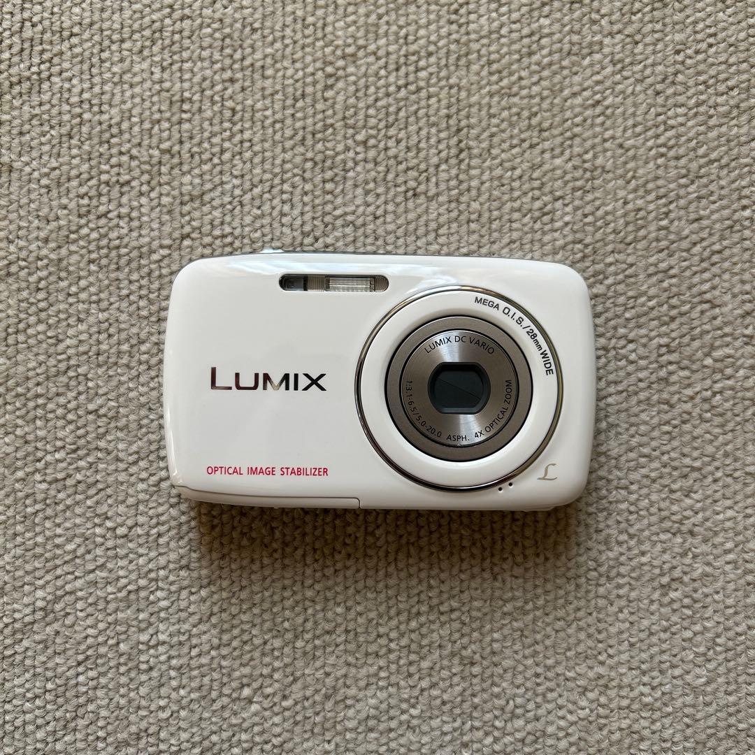【美品】Panasonic デジタルカメラ LUMIX DMC-S2ホワイト