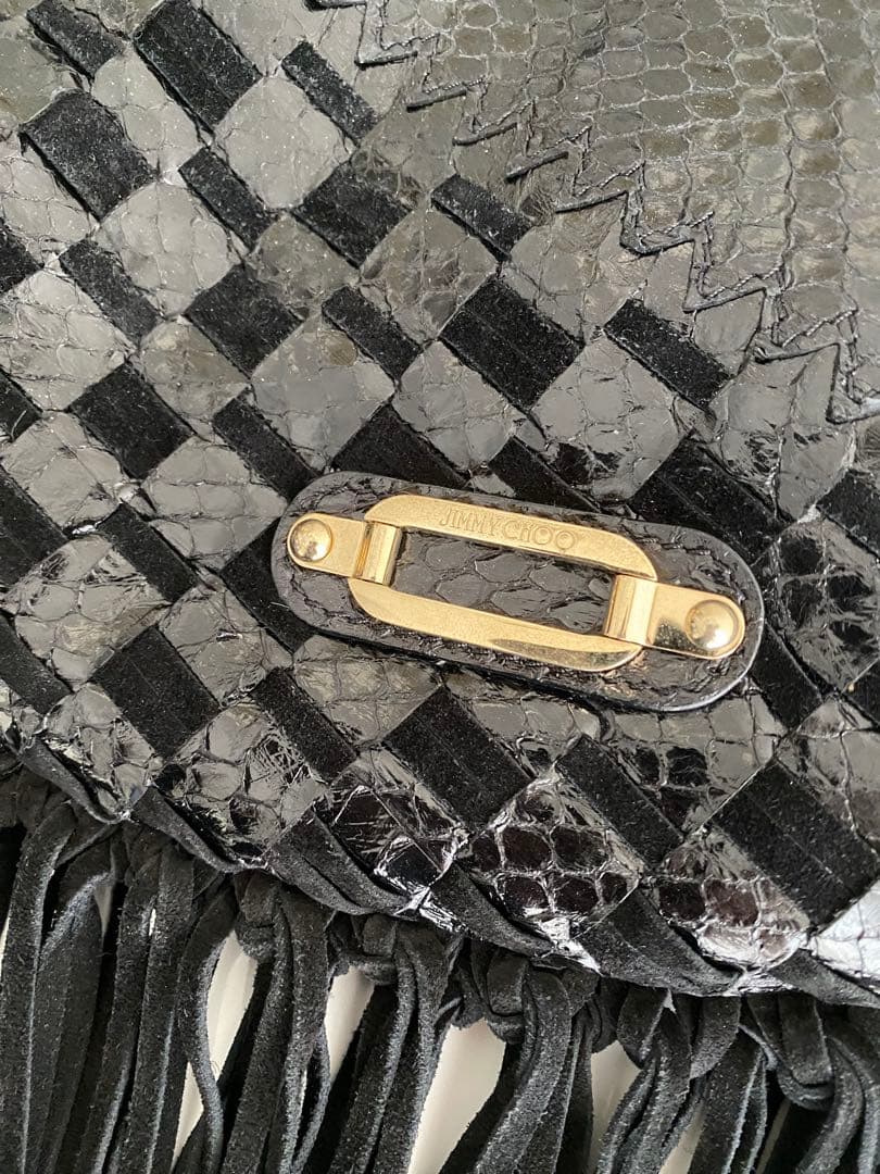 美品❗️ JIMMY CHOO フリンジ ショルダーバッグ