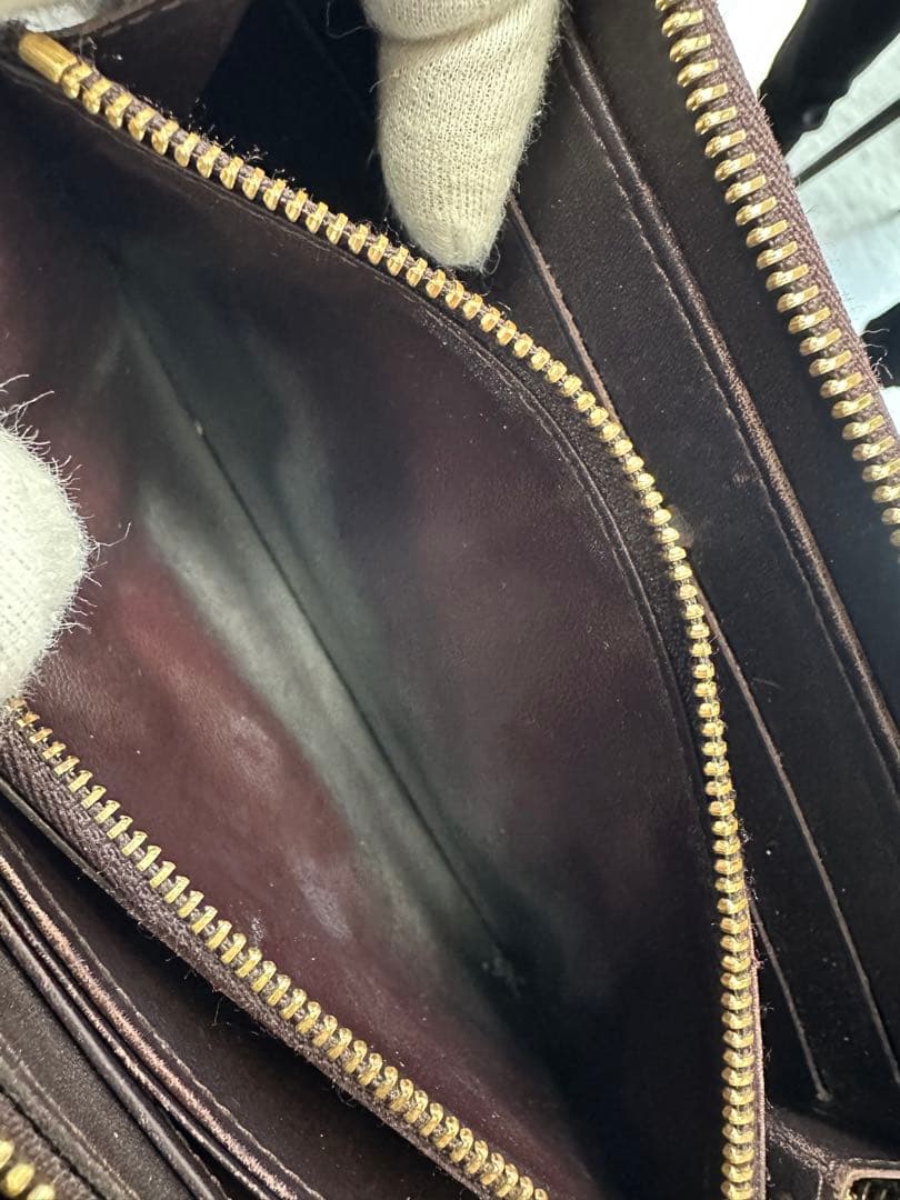 ルイヴィトン LOUIS VUITTON ヴェルニ　長財布 ジッピーウォレット