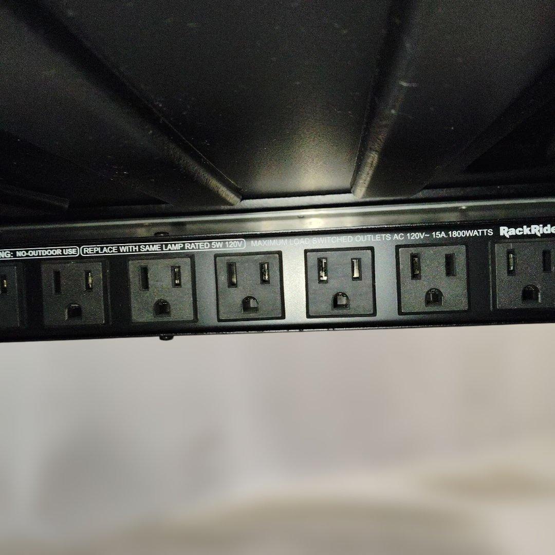 SKB ラックケース 6U ラック FURMAN RackRider 電源