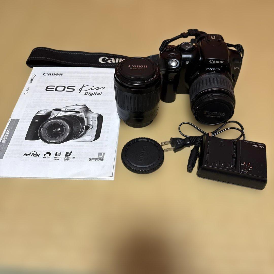 Canon EOS Kiss Digital デジタル一眼レフ スマホ転送SD付