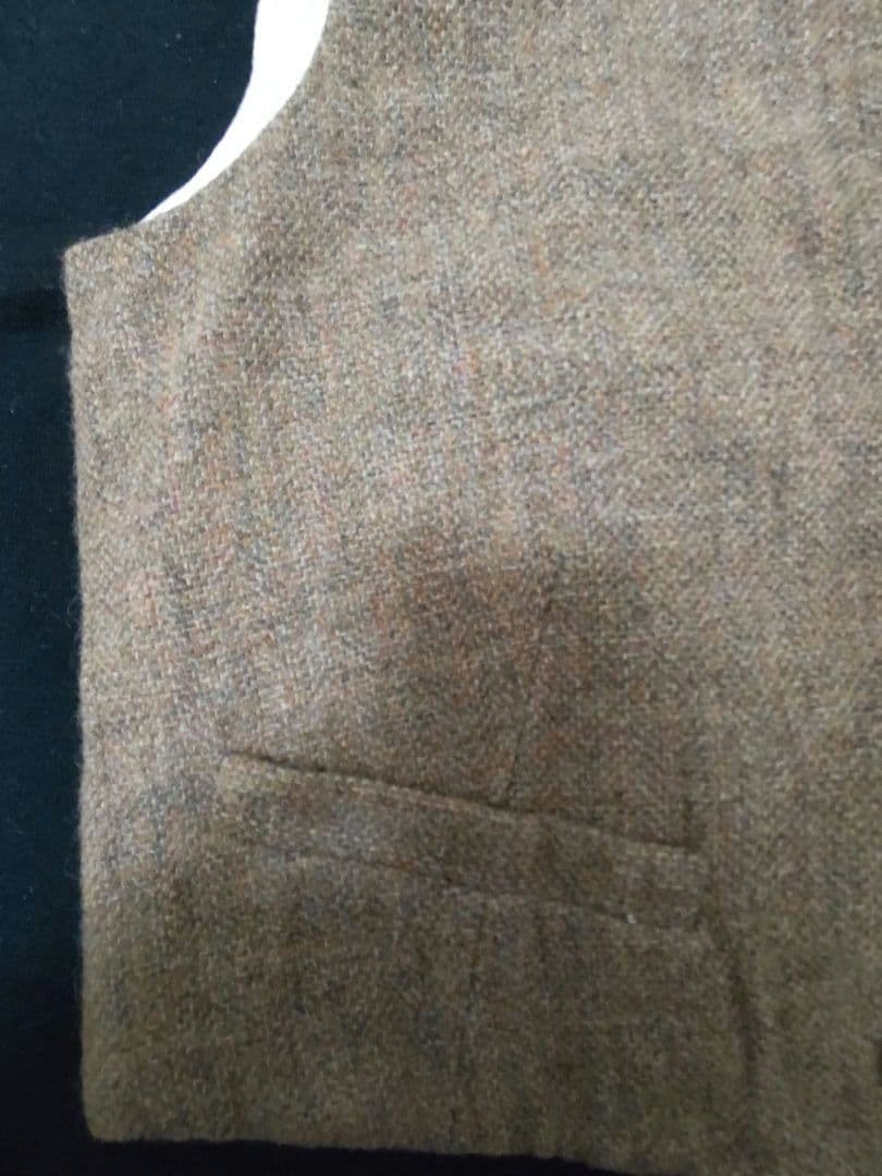 アーツ&サイエンス ARTS&SCIENCE ツィードベスト ボタンベストジレ