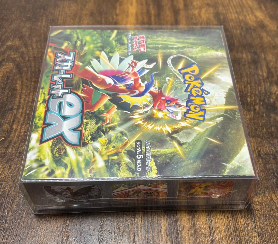 新品未開封　シュリンク付き　ポケモンカードスカーレットex