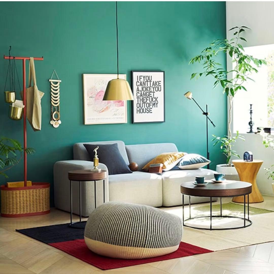 ［ＩＤＥＥ］ＰＵＵＦ BODY + COVER ホワイト×ブラック 70cm