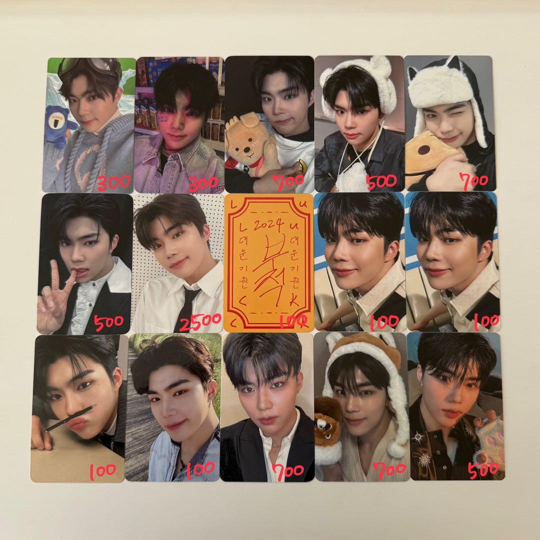 zb1 zerobaseone ゼベワン　ゴヌク　トレカ　封入　特典　セット