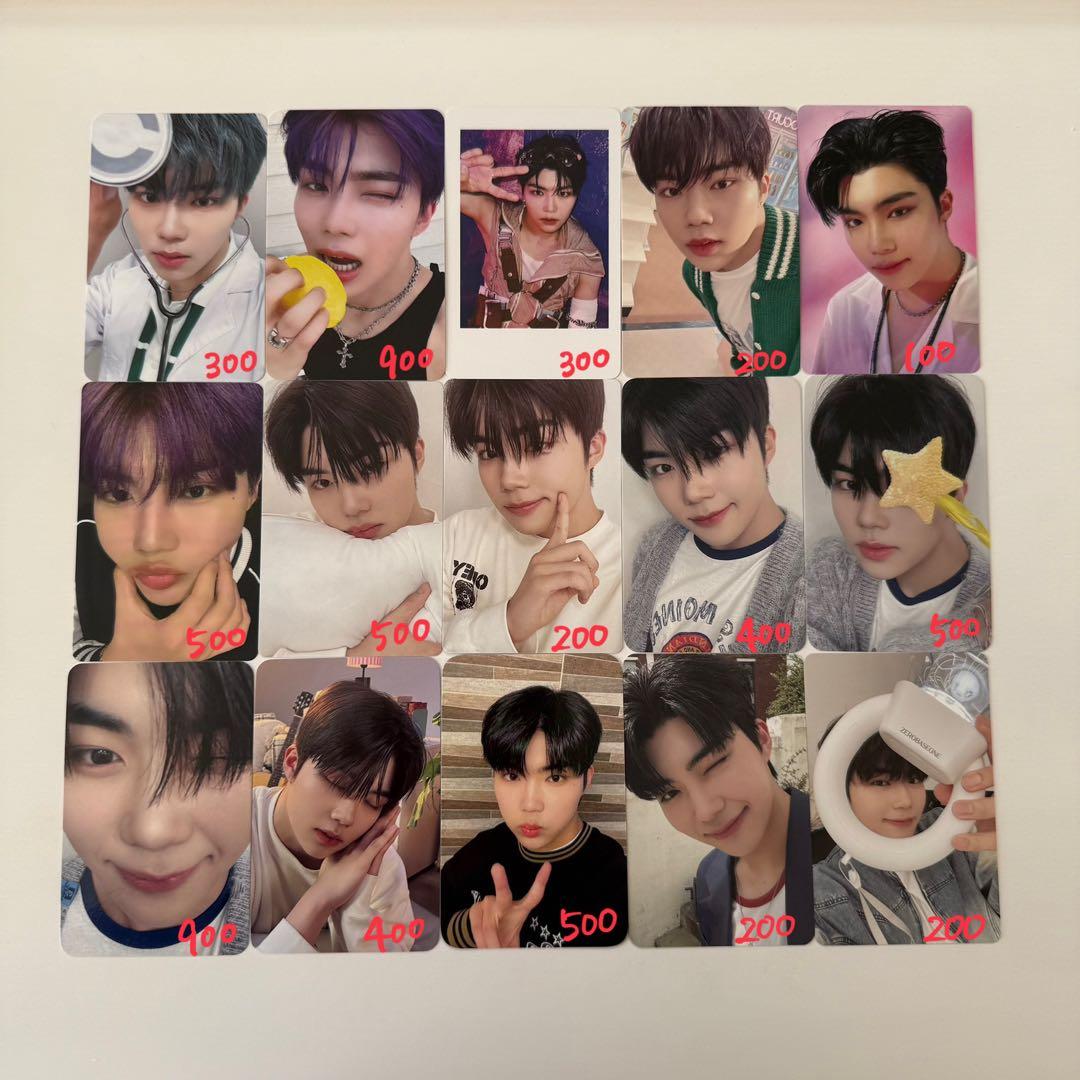 zb1 zerobaseone ゼベワン　ゴヌク　トレカ　封入　特典　セット