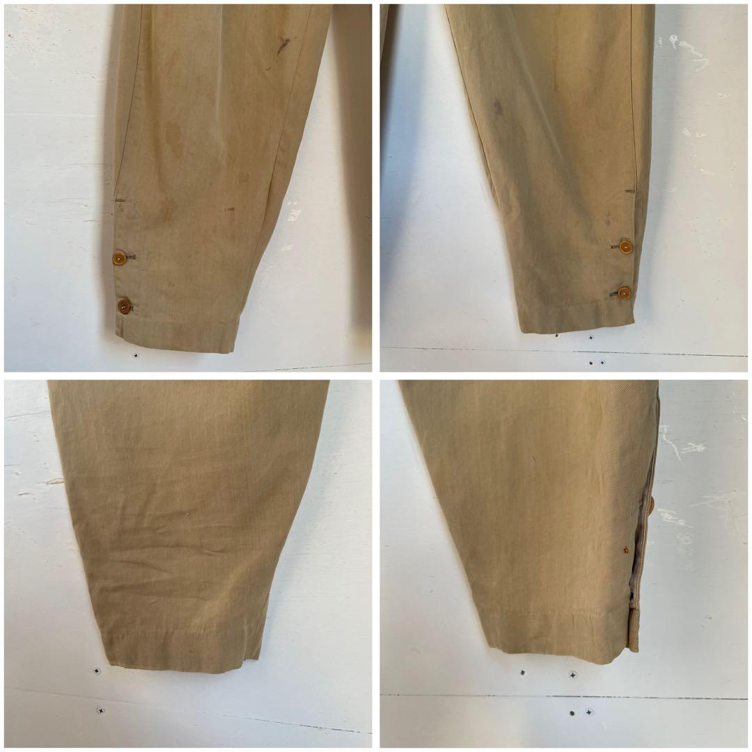 30s 40s フレンチ ワークパンツ ヴィンテージ 古着 ユーロ ヨーロッパ