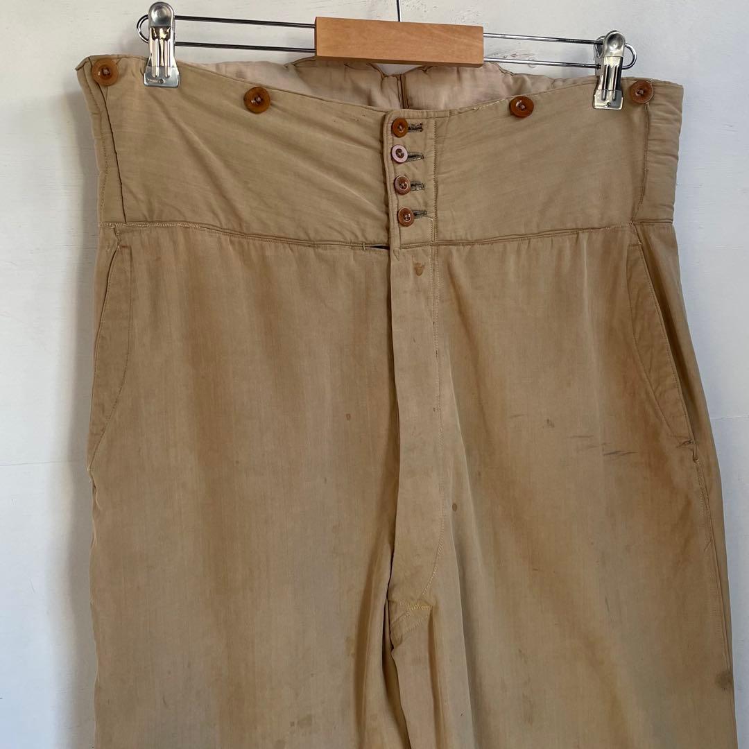 30s 40s フレンチ ワークパンツ ヴィンテージ 古着 ユーロ ヨーロッパ