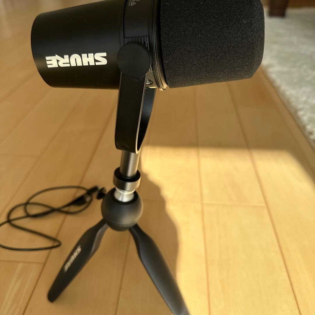 SHURE 有線マイク スタンド付き　中古美品