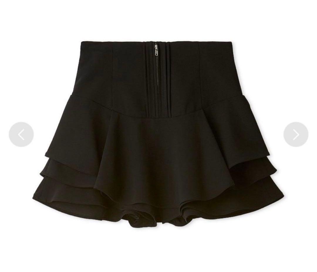 スナイデル　レイヤードフリルミニスカショーパン　1サイズ