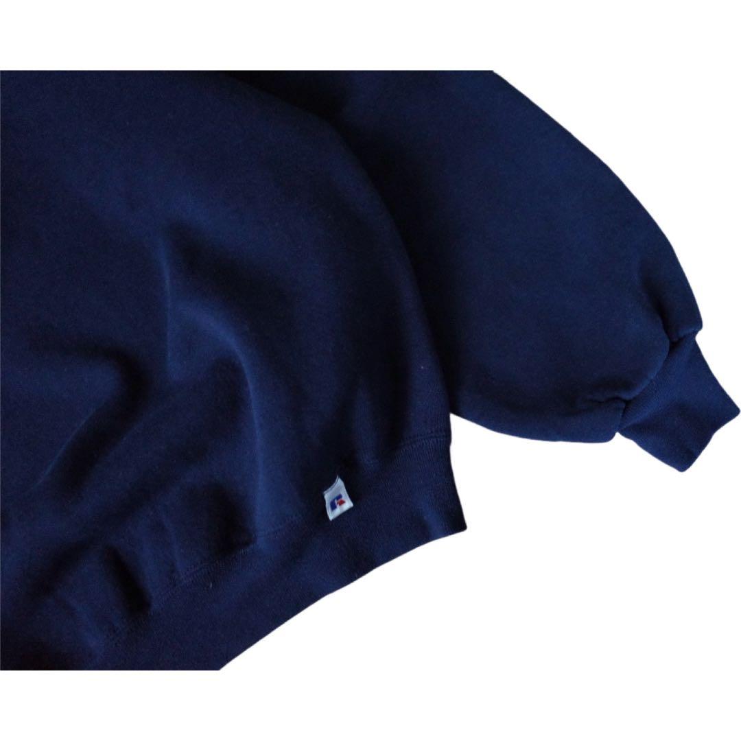 90s RUSSELL ATHLETIC SWEAT USA製 ネイビー 無地