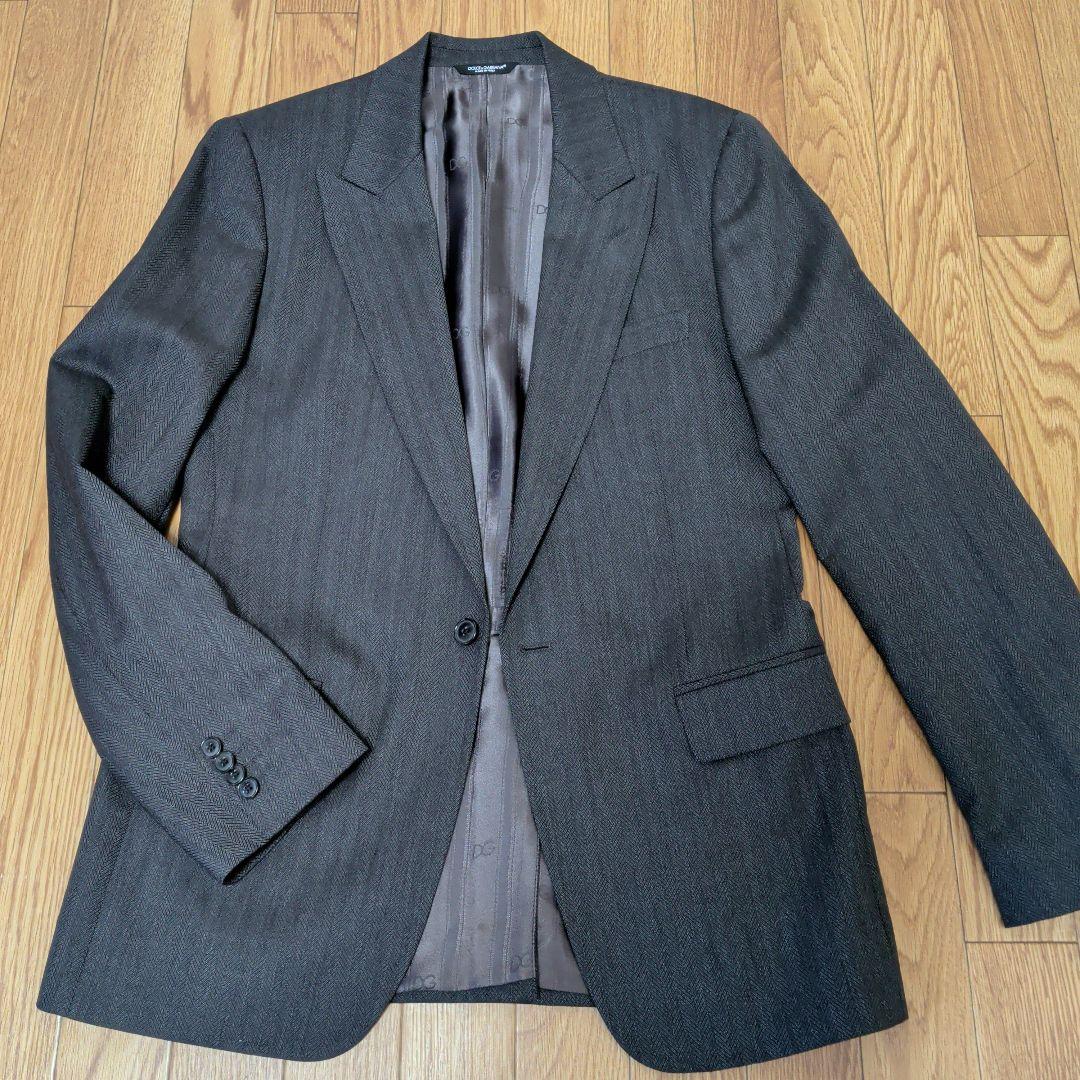 DOLCE & GABBANA ダークグレー スリーピース　スーツ