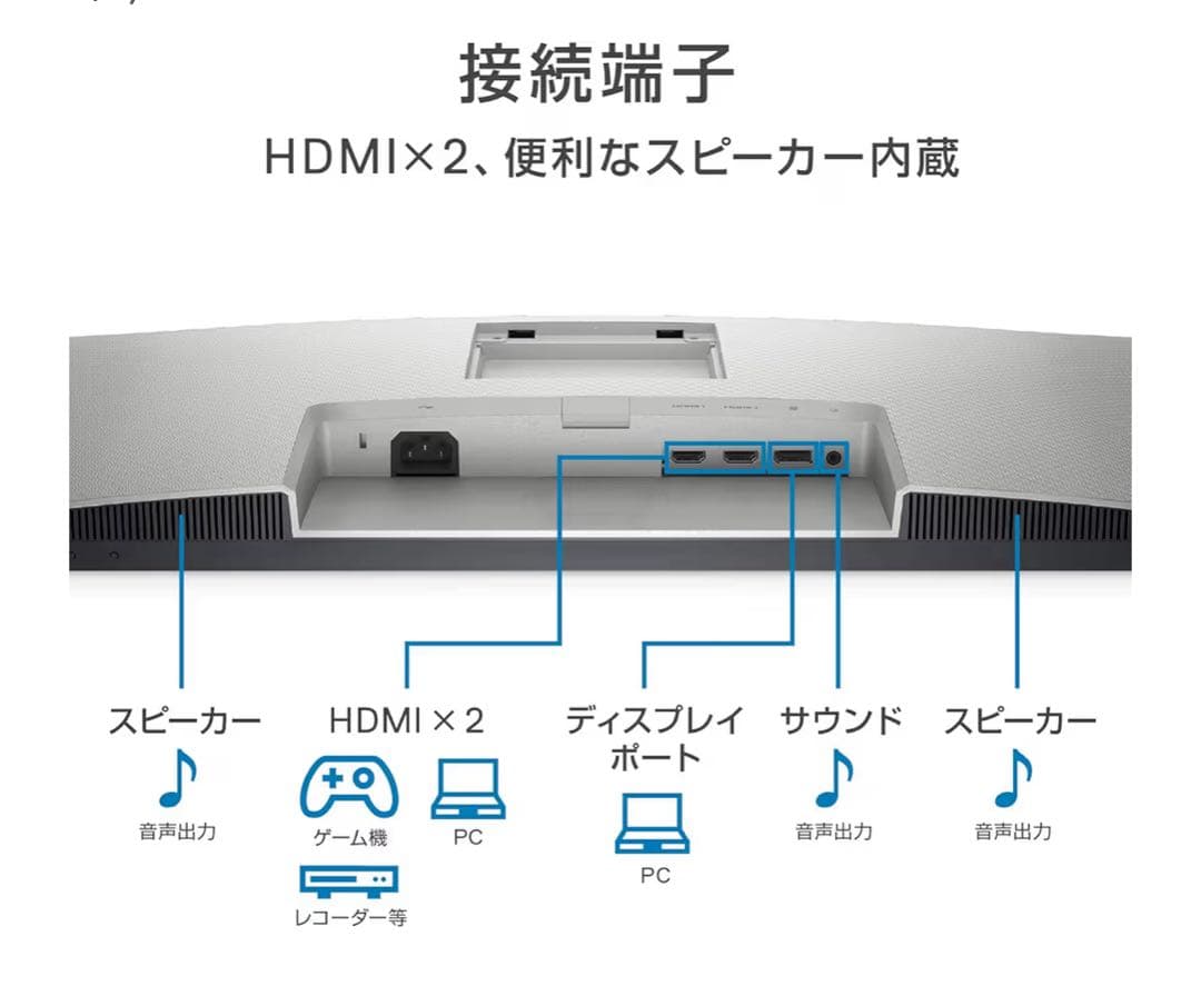 Dell S2721DS 27インチ モニター ディスプレイ QHD