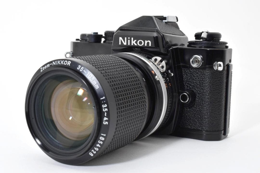 【完動良品】Nikon FE Black + 35-105mm 元箱付 1125