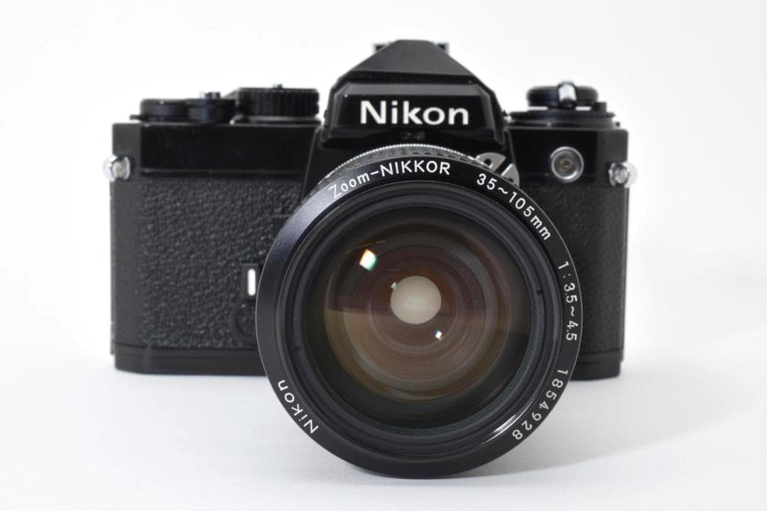 【完動良品】Nikon FE Black + 35-105mm 元箱付 1125