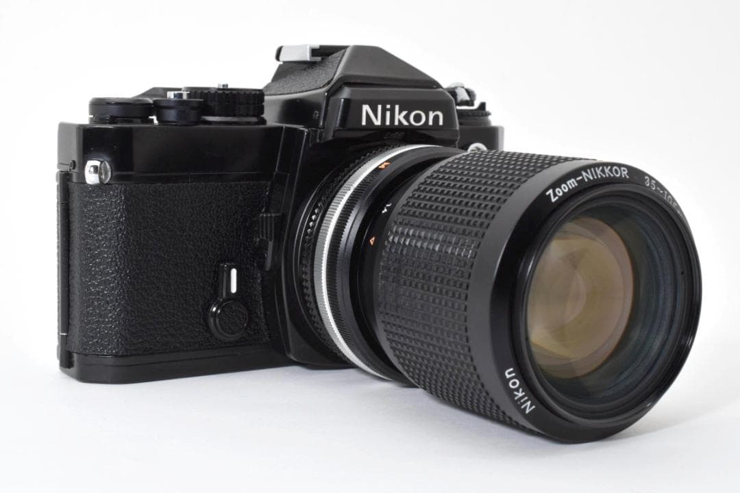【完動良品】Nikon FE Black + 35-105mm 元箱付 1125