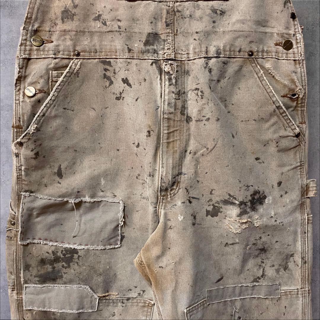 ボロスタイル　カーハート　ダブルニー　SANDSTONE BIB OVERALL