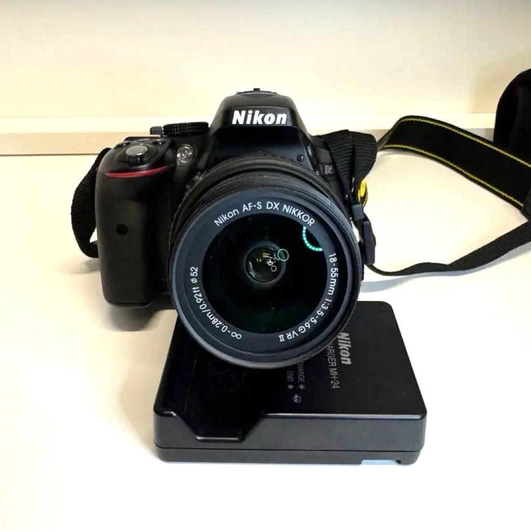 Nikon D5300 ダブルズームキット 標準＋望遠レンズ 付属品 動作確認済