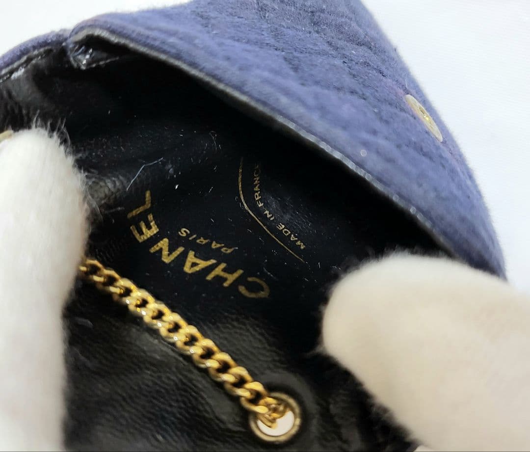 【かなり美品】シャネル CHANEL ココマーク チェーン ミニポーチ