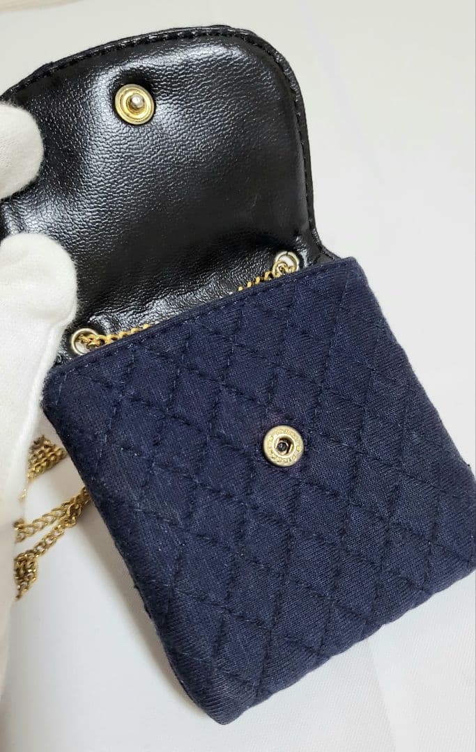 【かなり美品】シャネル CHANEL ココマーク チェーン ミニポーチ