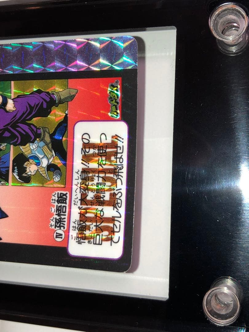 ドラゴンボールカードダス めちゃんこプロジェクト IV 孫悟飯 正規品 抽プレ